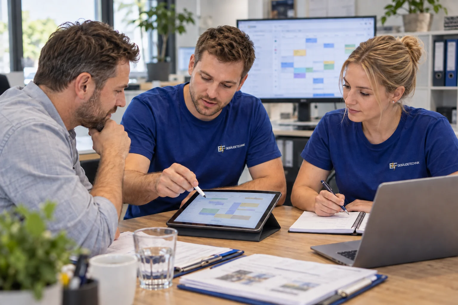 KI-Illustration: Leitern, Tritte & weitere Arbeitsmittel
